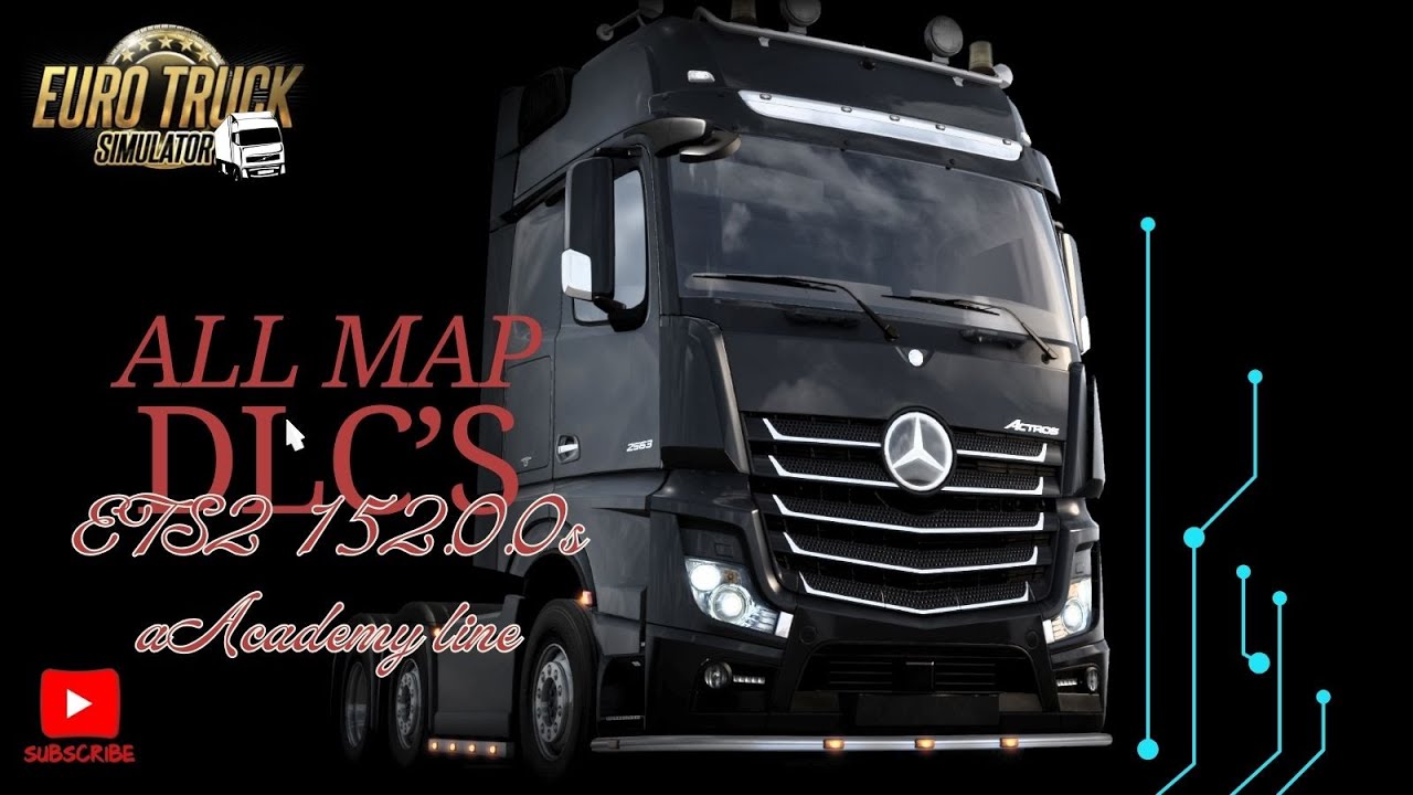 ALL MAPS DLC's ETS2 1.52.0.6s win DLCs