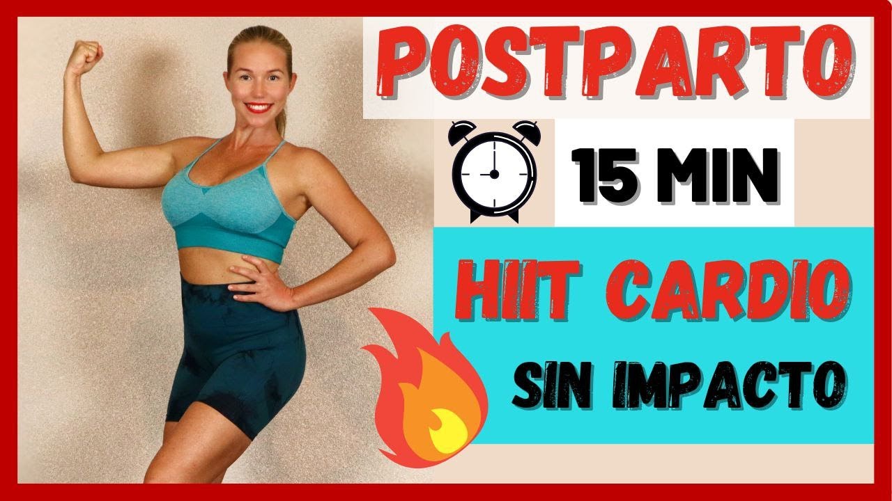 RUTINA CARDIO HIIT QUEMAGRASA | SIN IMPACTO | SIN SALTOS | RUTINA Y EJERCICIOS POSPARTO