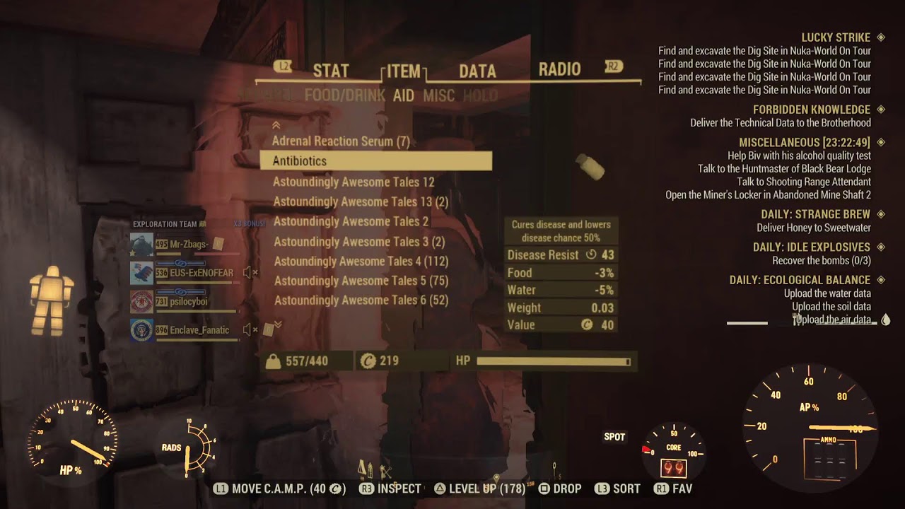 Fallout 76 Enclave_Fanatic PvP Action