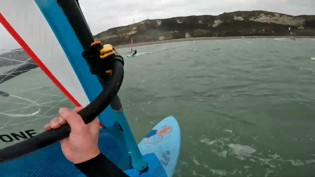 Windsurf petites vagues Antifer 07 12 2025