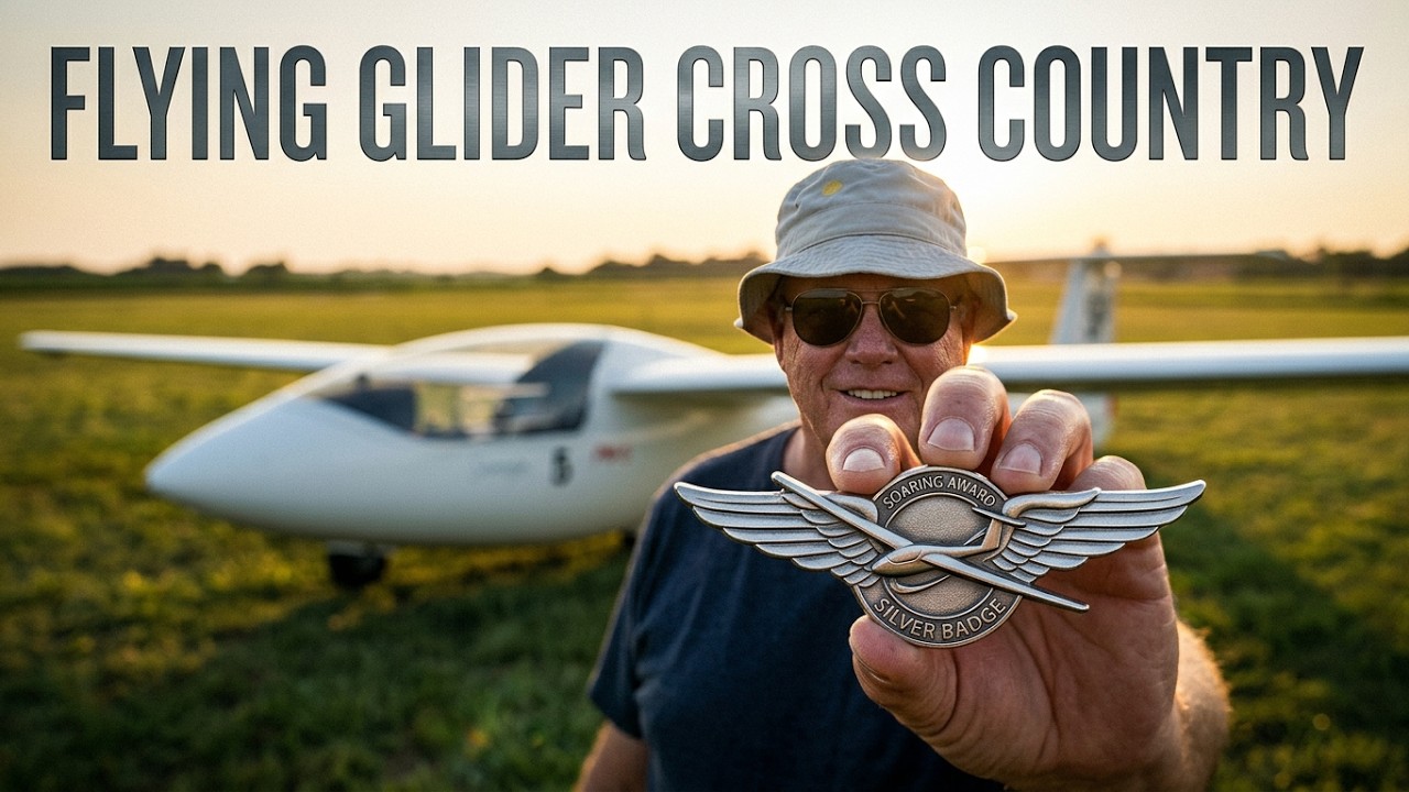 Flying glider cross country Can you make it back before landing in no mans land Roy Dawson video