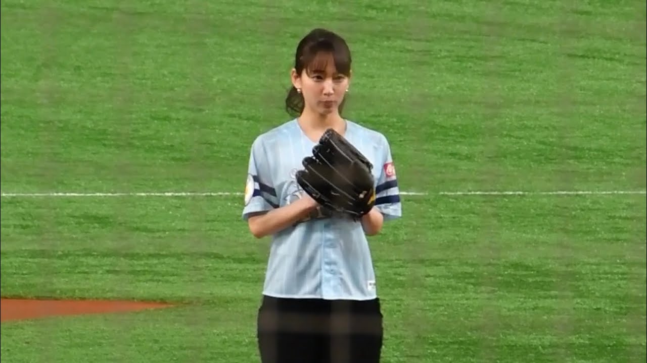SBホークス 鷹の祭典2019@東京ドーム 国歌斉唱(大原櫻子さん) & 始球式(吉岡里帆さん) 2019.7.8