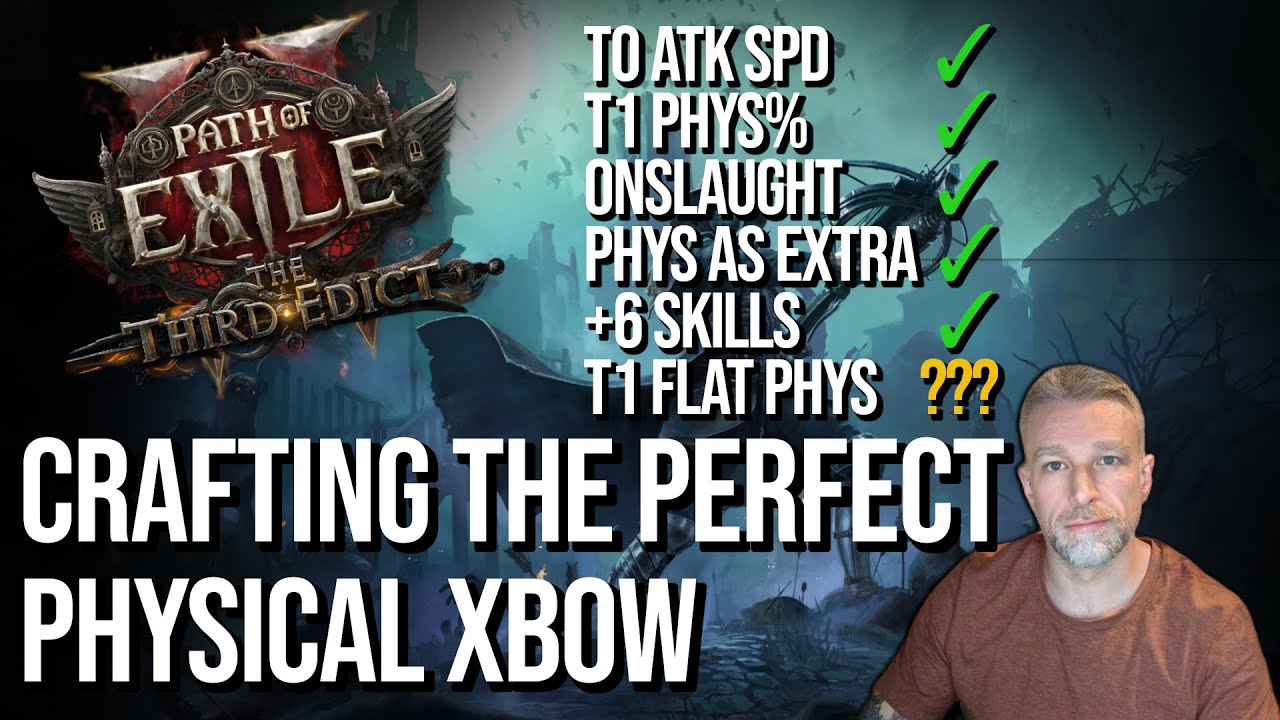Crafting the perfect physical crossbow for Run and Gun Mercenary | Path of Exile 2 0.3