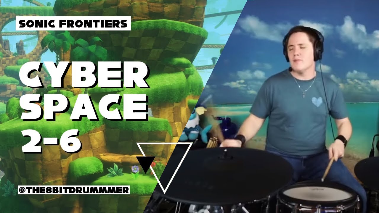 @The8BitDrummer / Cyber Space 2-6: Transparent Highway (Sonic Frontiers) / Blind Cover