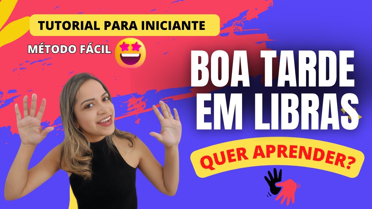 Boa Tarde em libras  Aprenda Libras com Kelly Canuto