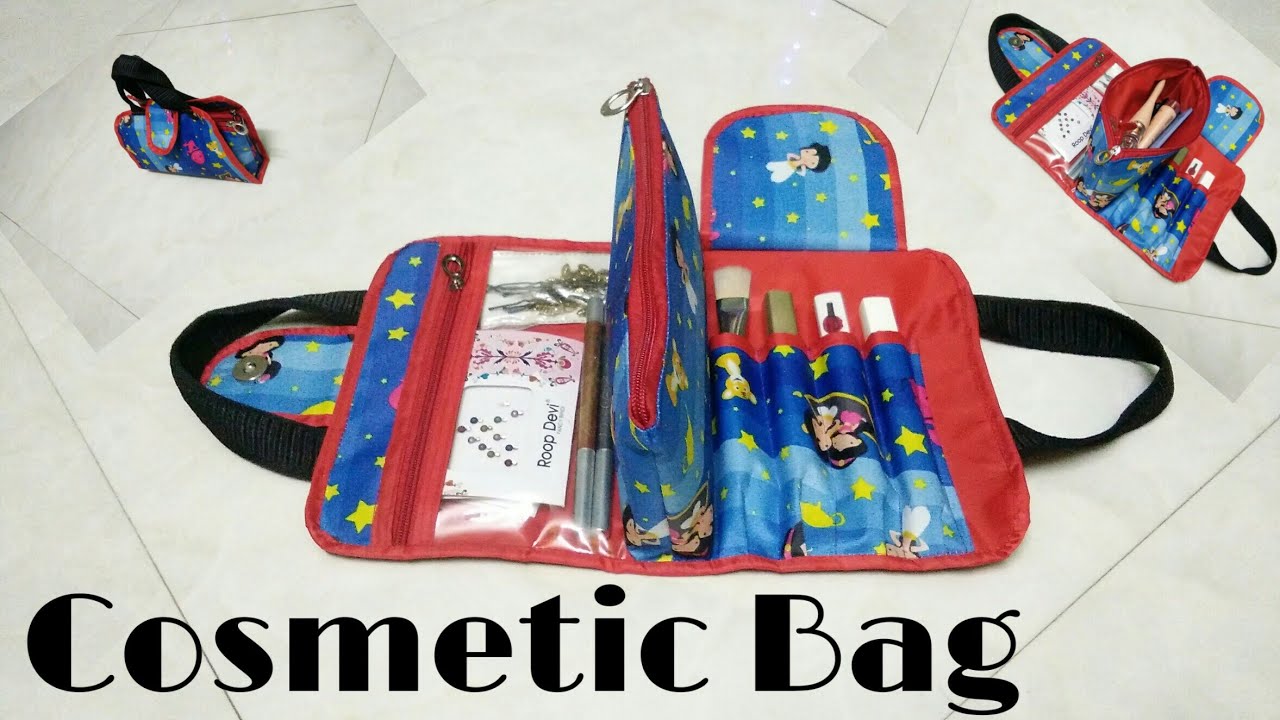 DIY : New Style Cosmetics Bag (Multi Purpose Bag) Tutorial By Anamika Mishra.....
