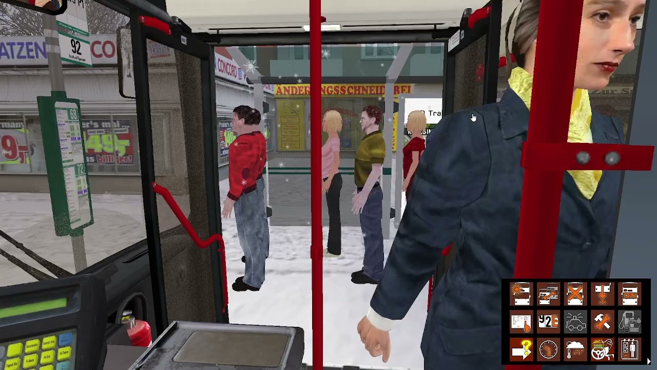 (Winter Special) Great Grundorf Airport Bus Service MAN SD202 D92 3953 Route A2 Airport-Grundorf Bay