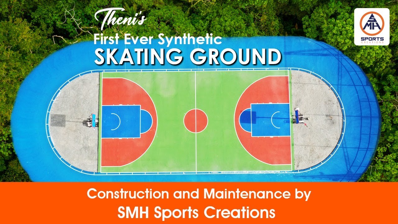 First Ever Synthetic Skating Ground | Theni | SMH Sports Creations | Sports Ground Constructions