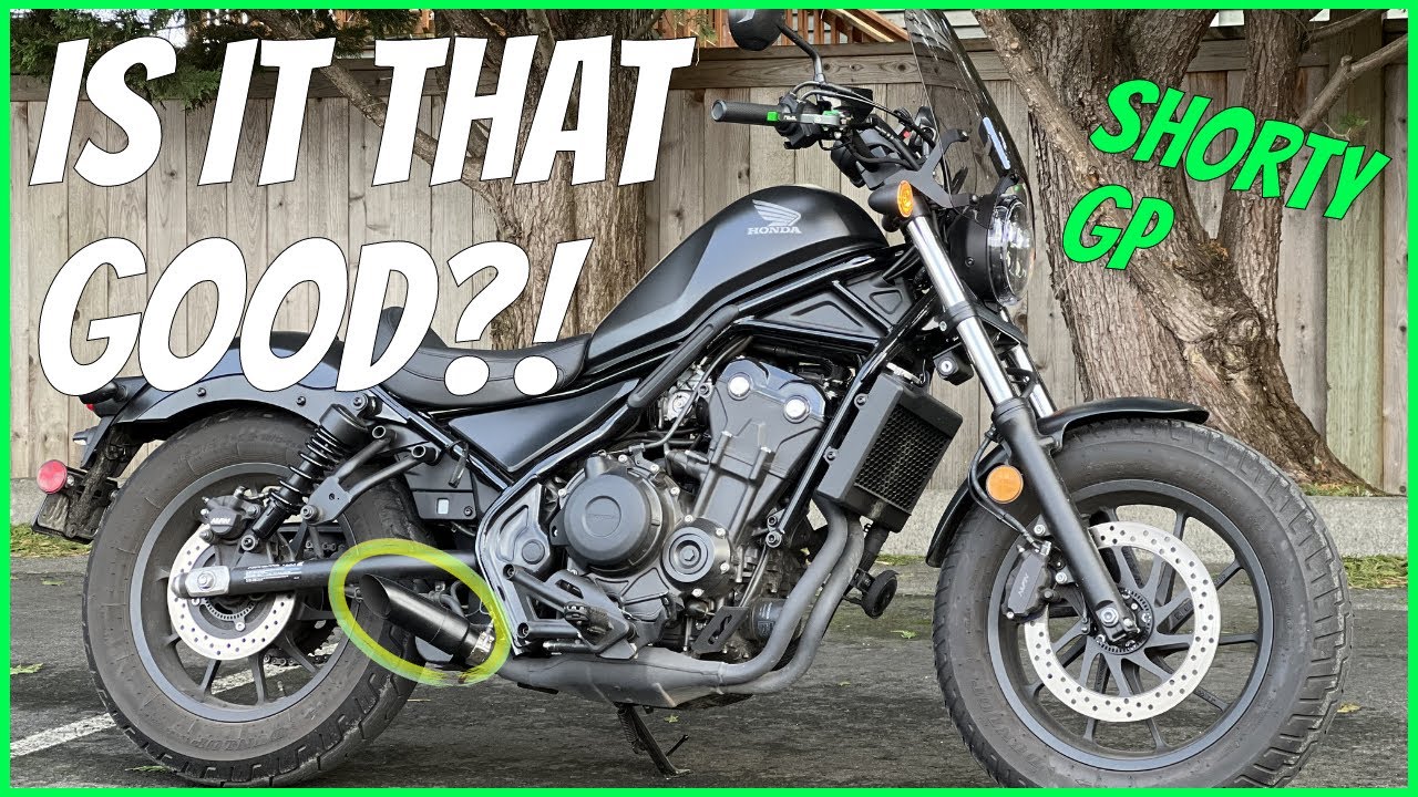 Is The Shorty GP Exhaust For The Honda Rebel As Good As Everyone Says?