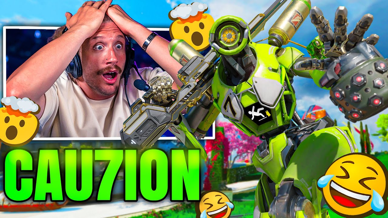 Reacting To The Sentinel GOD Of Apex Legends! Cau7ion's BEST CLIPS!
