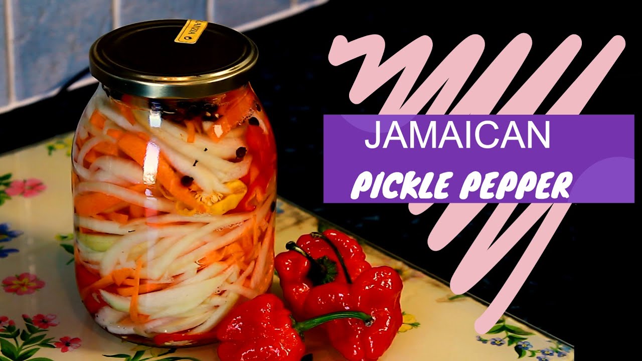 Jamaican Pickle Pepper  Sauce Ready For Easter | Jamaican HOT Pepper Pickle  Chef Ricardo Cooking