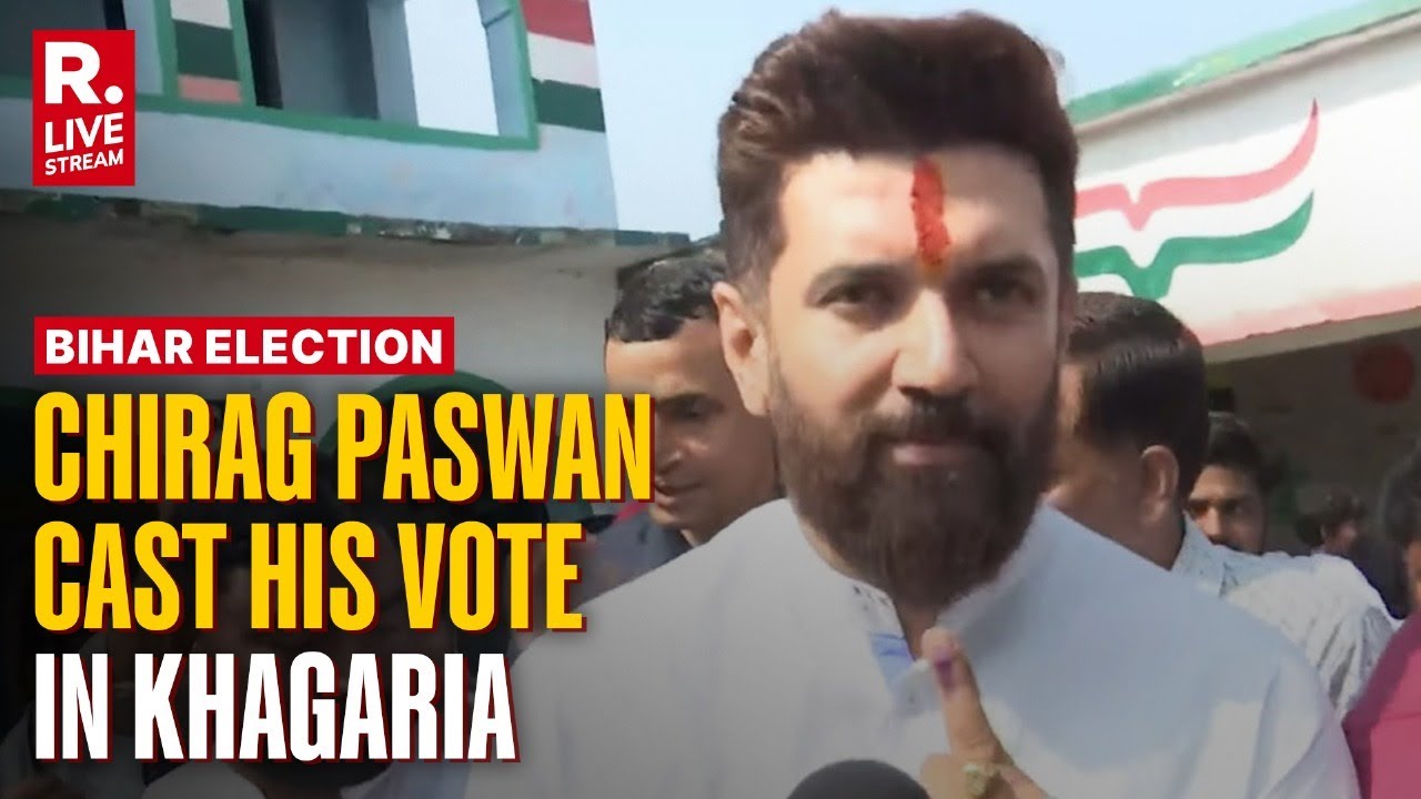 Bihar Assembly Elections Voting LIVE: LJP Chief Chirag Paswan Cast His Vote In Alauli | Khagaria