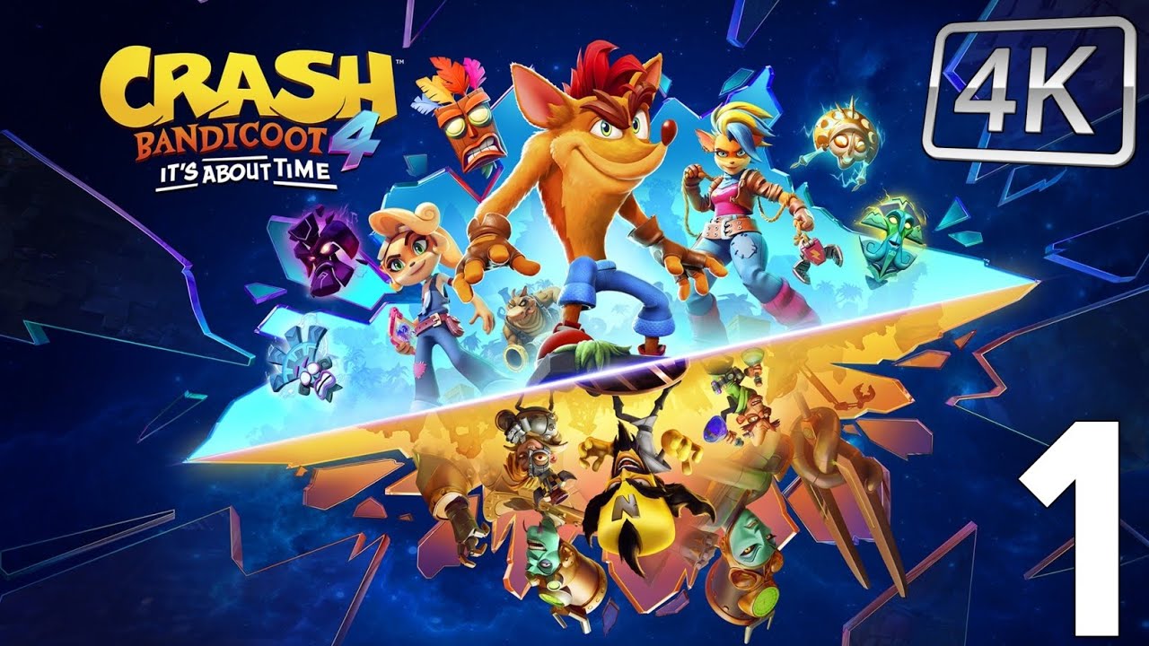 كراش بانديكوت 4 إتز أباوت تايم | الحلقة 1 مترجمة تختيم صامت CRASH BANDICOOT 4