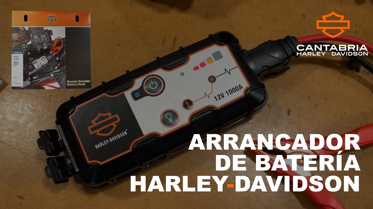 Arrancador de Batería Portátil Harley-Davidson | HOG Booster | Arrancar Moto | Cantabria H-D