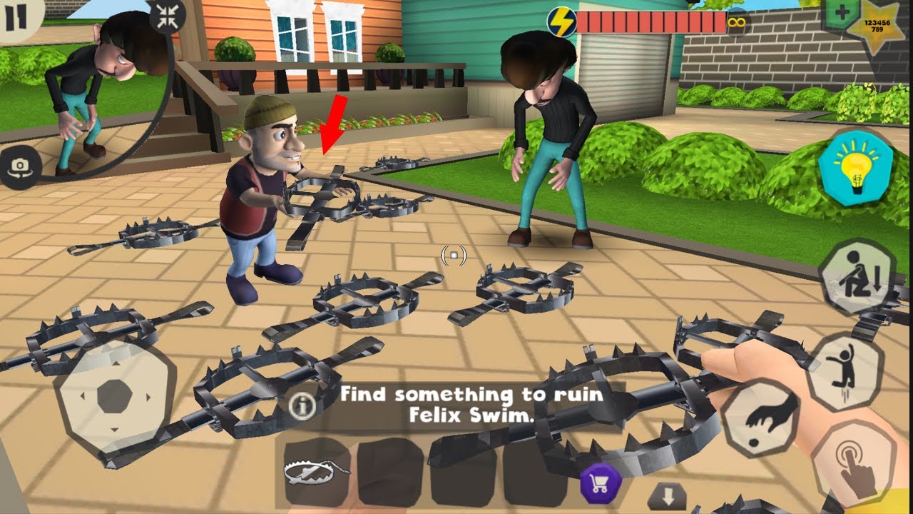 Scary Robber home clash _fun videos troll scary robber every day , Gameplay (android/ios) partr 601
