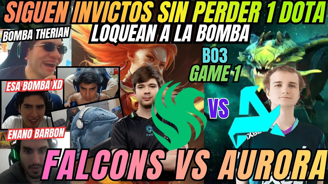 SIGUEN CON EL INVICTO NADIE LOS PUEDE PARAR - AURORA VS FALCONS - GAME 1 - B03 - DIA 7 - DREAMLEAGUE