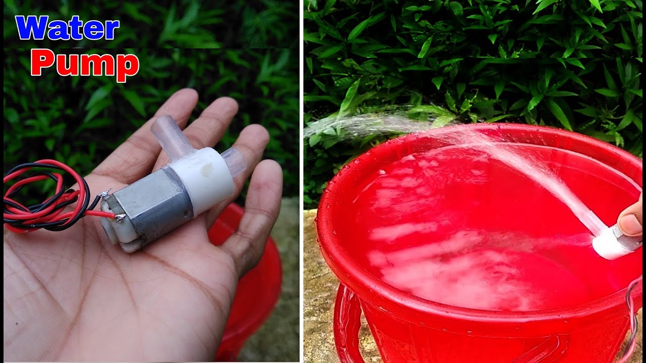 How To Make A Mini Water Pump At Home Very Easy || Easy Way To Make Water Pump || Water Pump