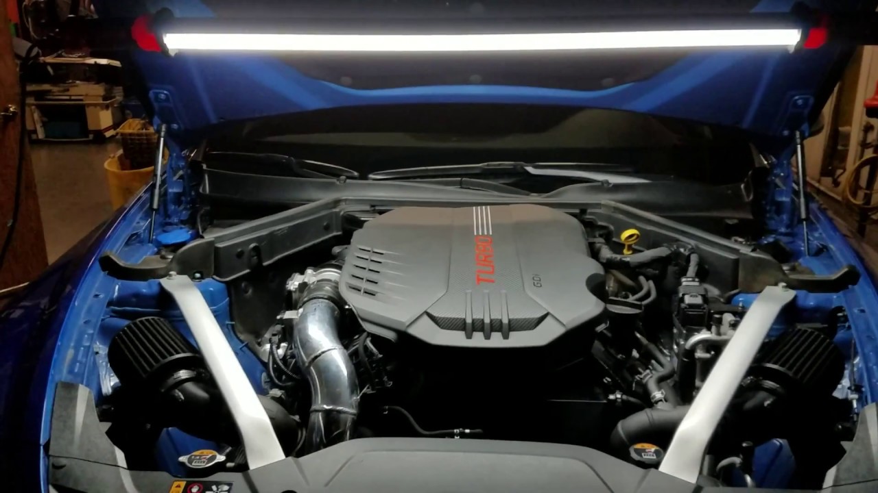 KIA Stinger Oil Catch Cans... looks factory