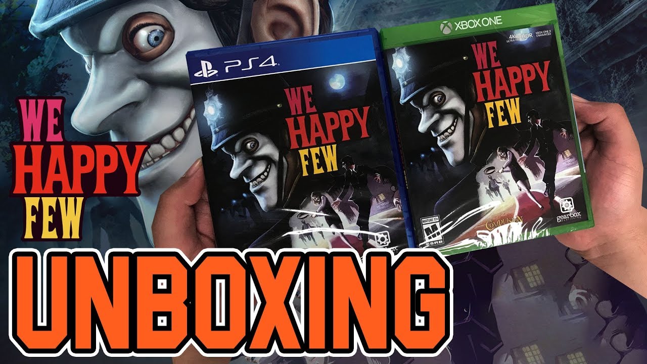 We Happy Few (PS4/Xbox One) Unboxing!!