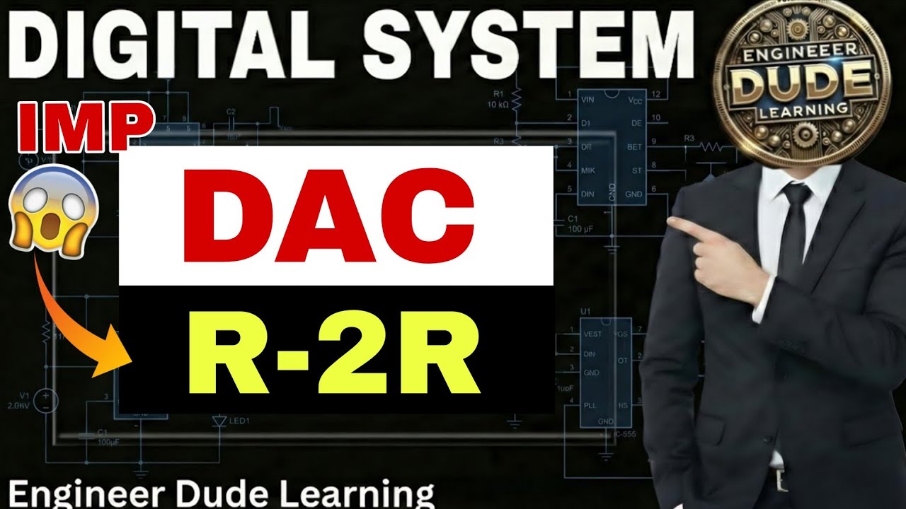 Digital To Analog Converter UNIT-4 || DIGITAL SYSTEM || DAC R-2R VERY IMPORTANT 
