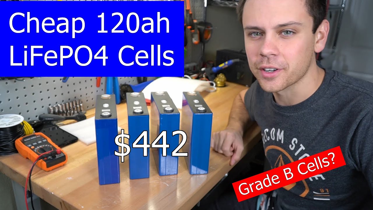 Cheap 120Ah LiFePO4 Al Cased Aliexpress Cells: Are these Grade B?