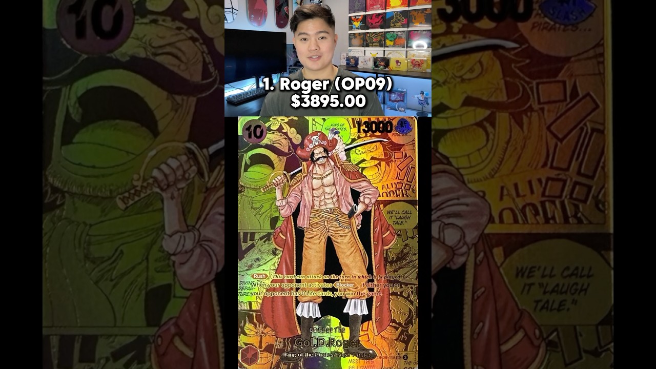 Top 10 One Piece Cards in 2024 #onepiece #op #optcg #anime #manga #waifu #luffy #zoro #nami #sanji