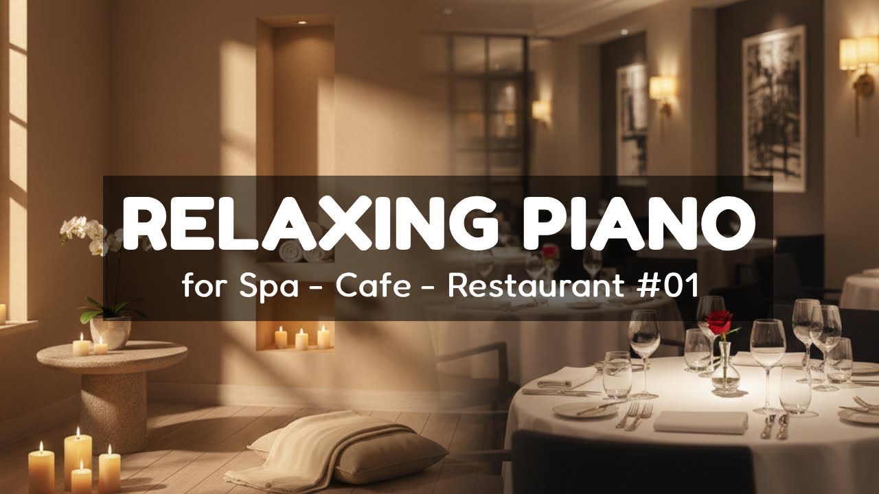 Relaxing Piano Music for Spa, Cafe & Restaurant | Calm Background Instrumental #01 | LX Sounds