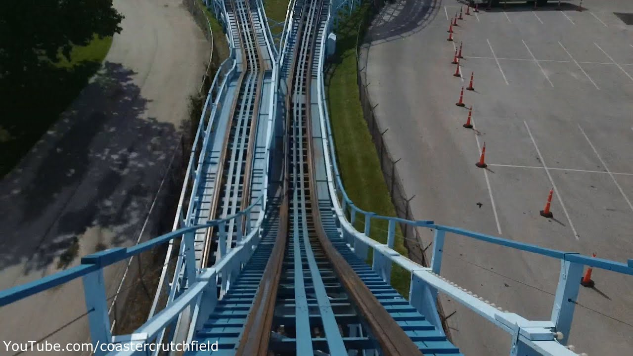 Blue Streak переднее сиденье (HD POV) Cedar Point