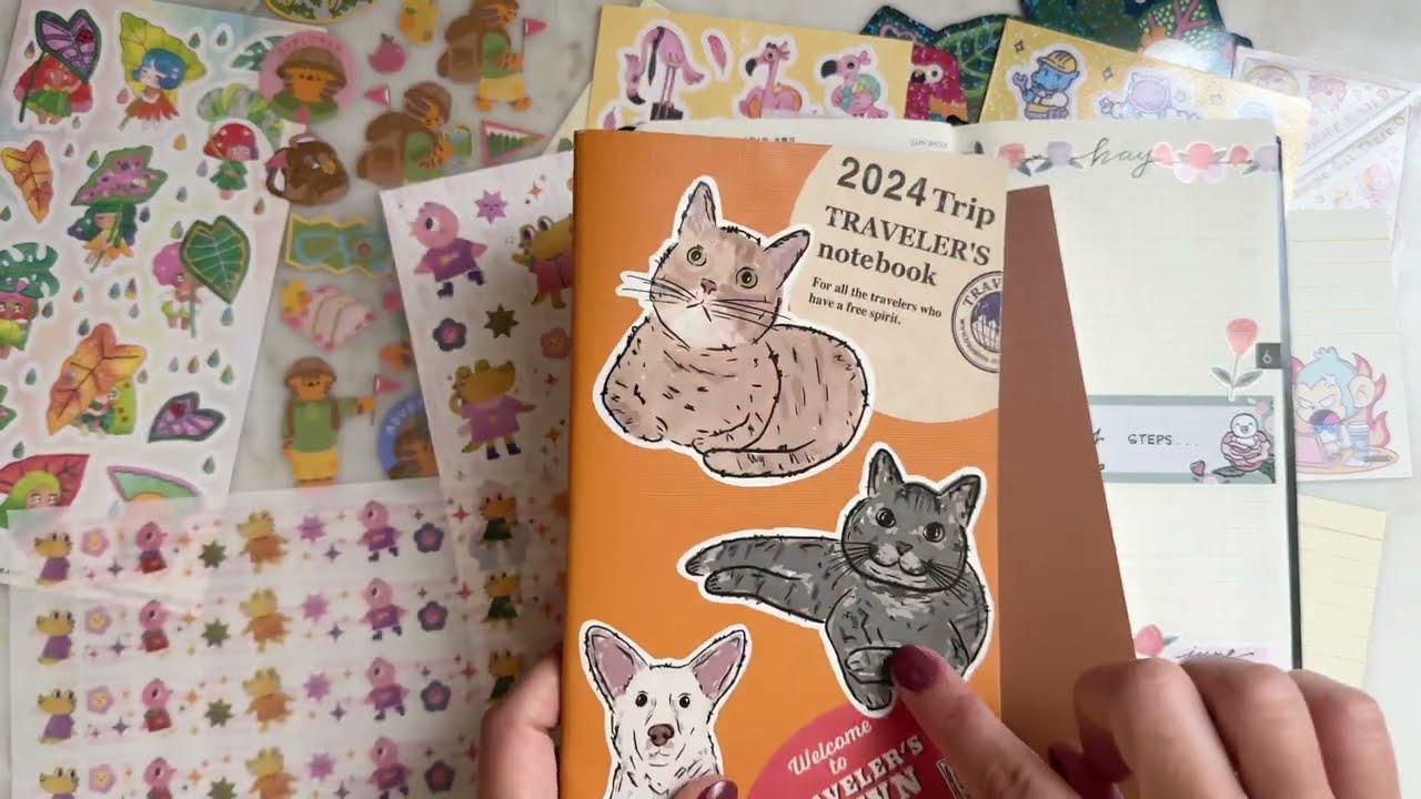 Plan with Me in my Hobonichi Weeks using Stickii Club Stickers