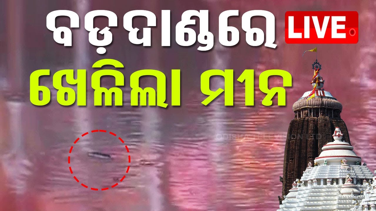 🔴Live | ବଡ଼ଦାଣ୍ଡରେ ଖେଳିଲା ମୀନ | Jay Jagannath | Srimandir | Fish | Puri | OTV
