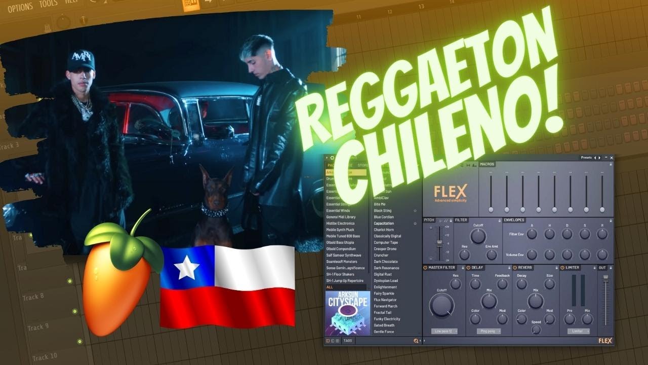 Como hacer un beat de reggaeton CHILENO  - Solo con Flex🚀