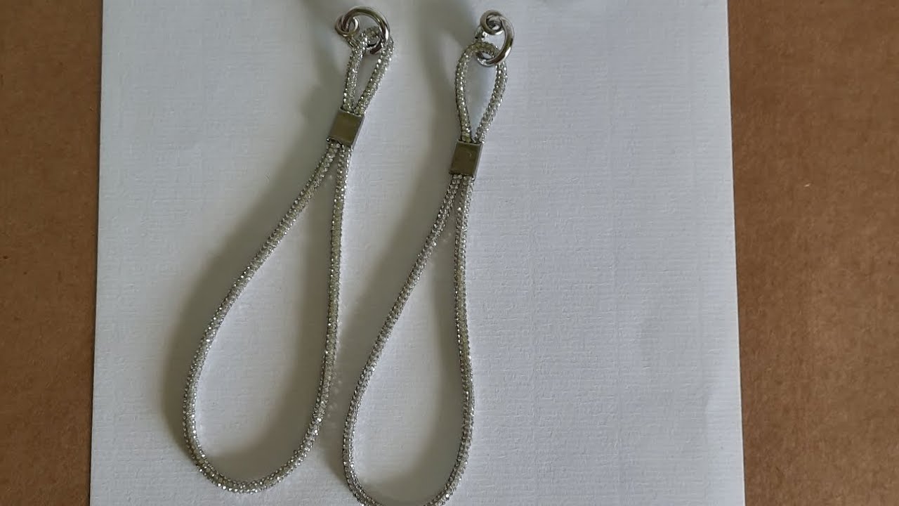 Cordinha Celular com Tubo de Strass/@Ateliê Tiça Laços/#artesanato #dicas