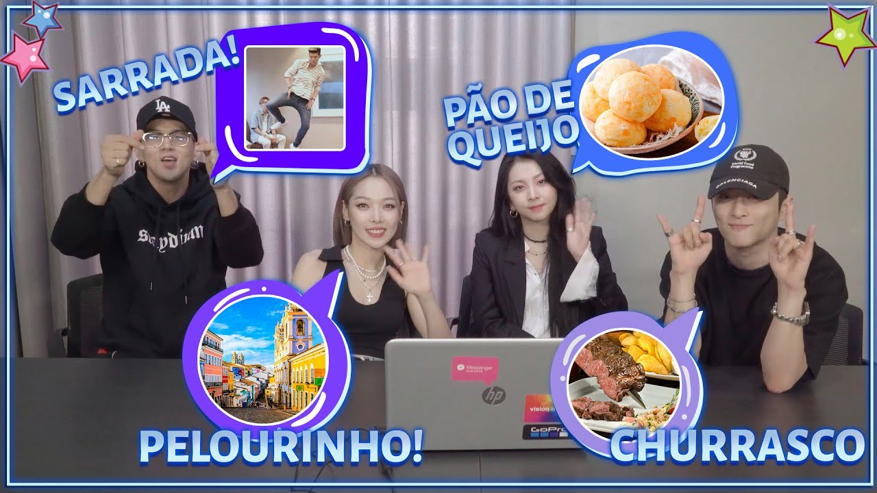 GRUPO DE K-POP RELEMBRA MELHORES MOMENTOS NO BRASIL (COM KARD)