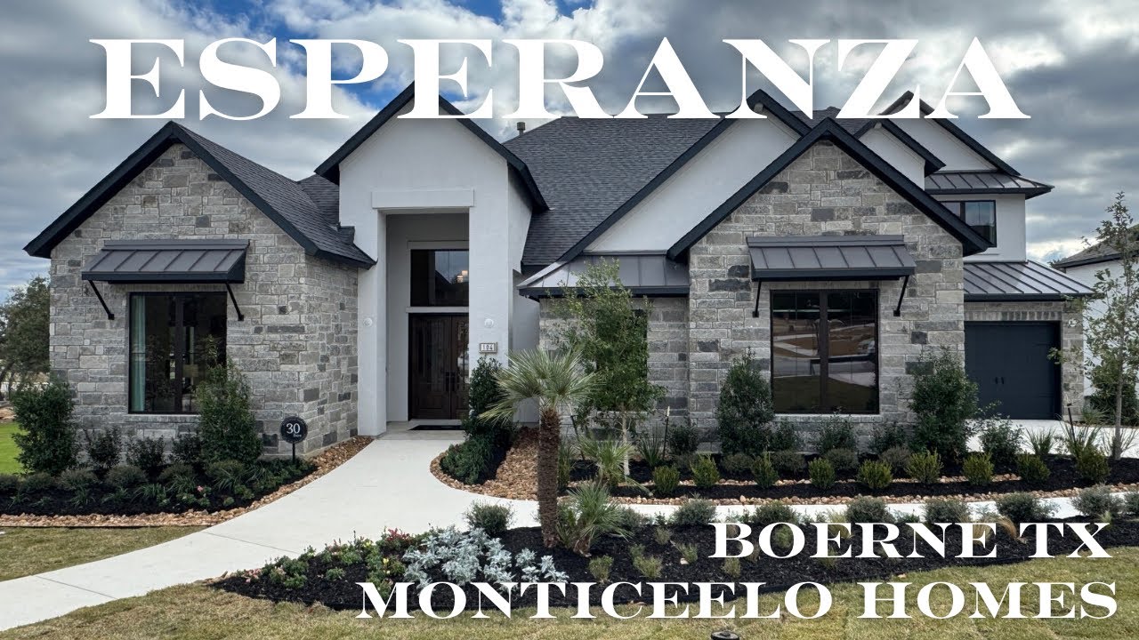 Esperanza Community, Monticello Model Home, Boerne Tx
