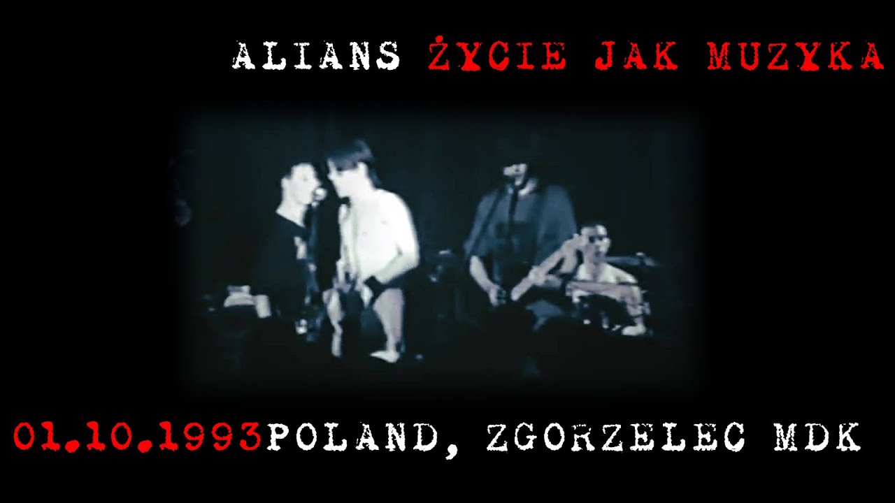 Alians - Życie jak muzyka (live Poland, Zgorzelec,  MDK 01.10.1993)