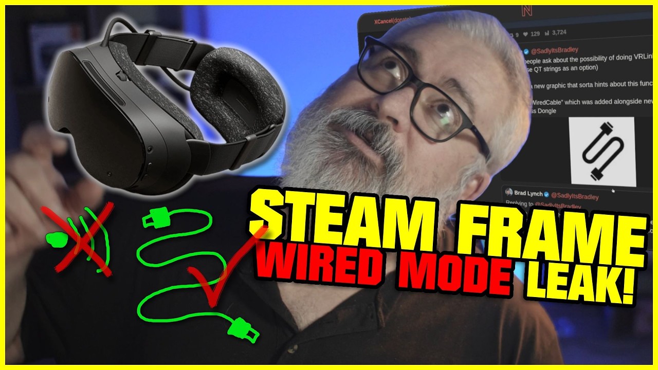 НОВЫЕ утечки Valve Steam Frame! Проводной режим наконец-то подтвержден (и не только!)