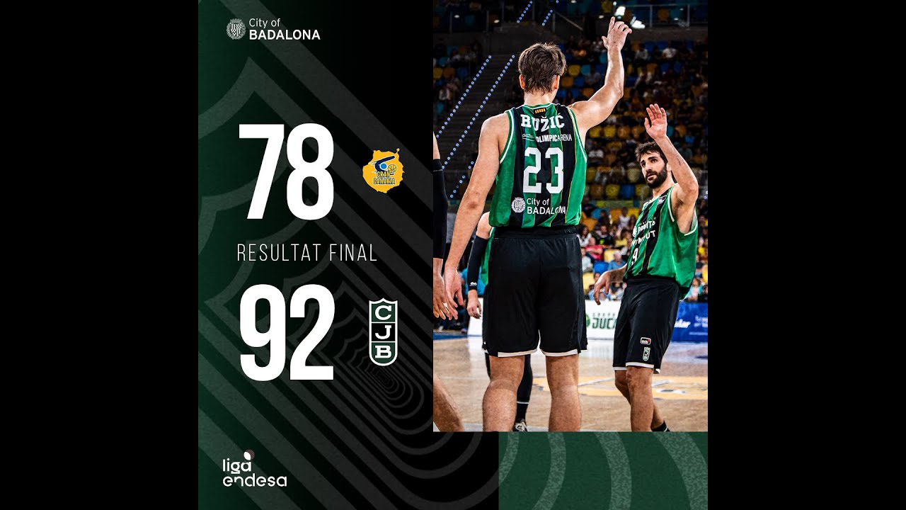 J7 ACB: Dreamland Gran Canaria 78-92 Club Joventut Badalona