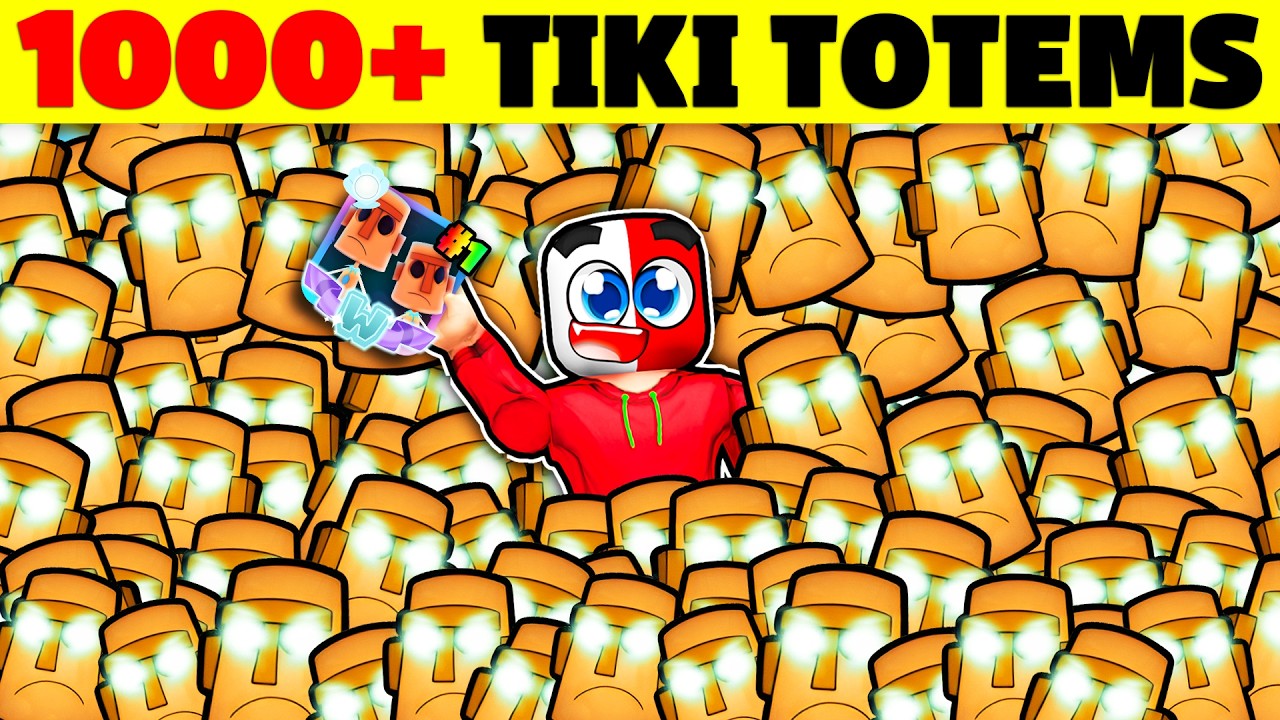 I Opened 1000+ TIKI TOTEMS In SpongeBob Tower Defense..