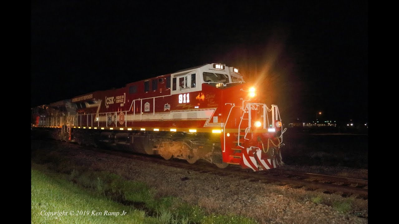 CSX 911 & 1776 Chase - Lacoochee to Plant City, FL - June 13, 2019