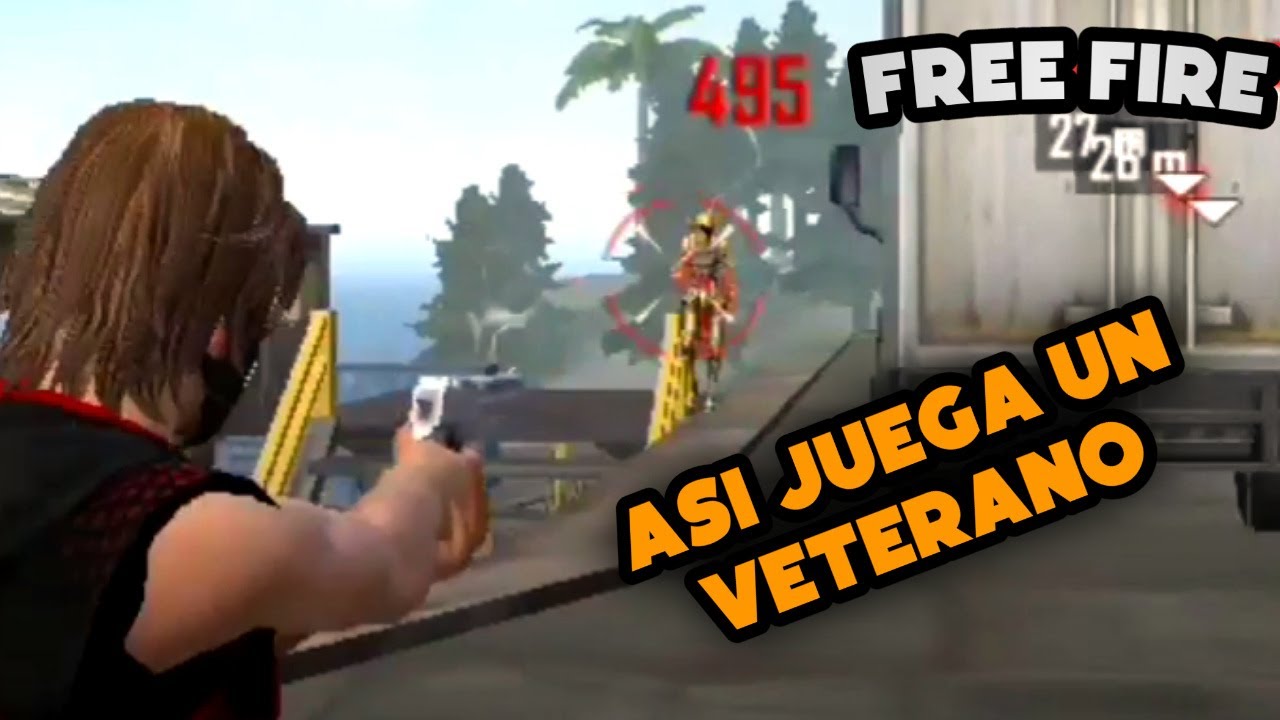 ASI JUEGA UN VETERANO A FREE FIRE// Fabisman
