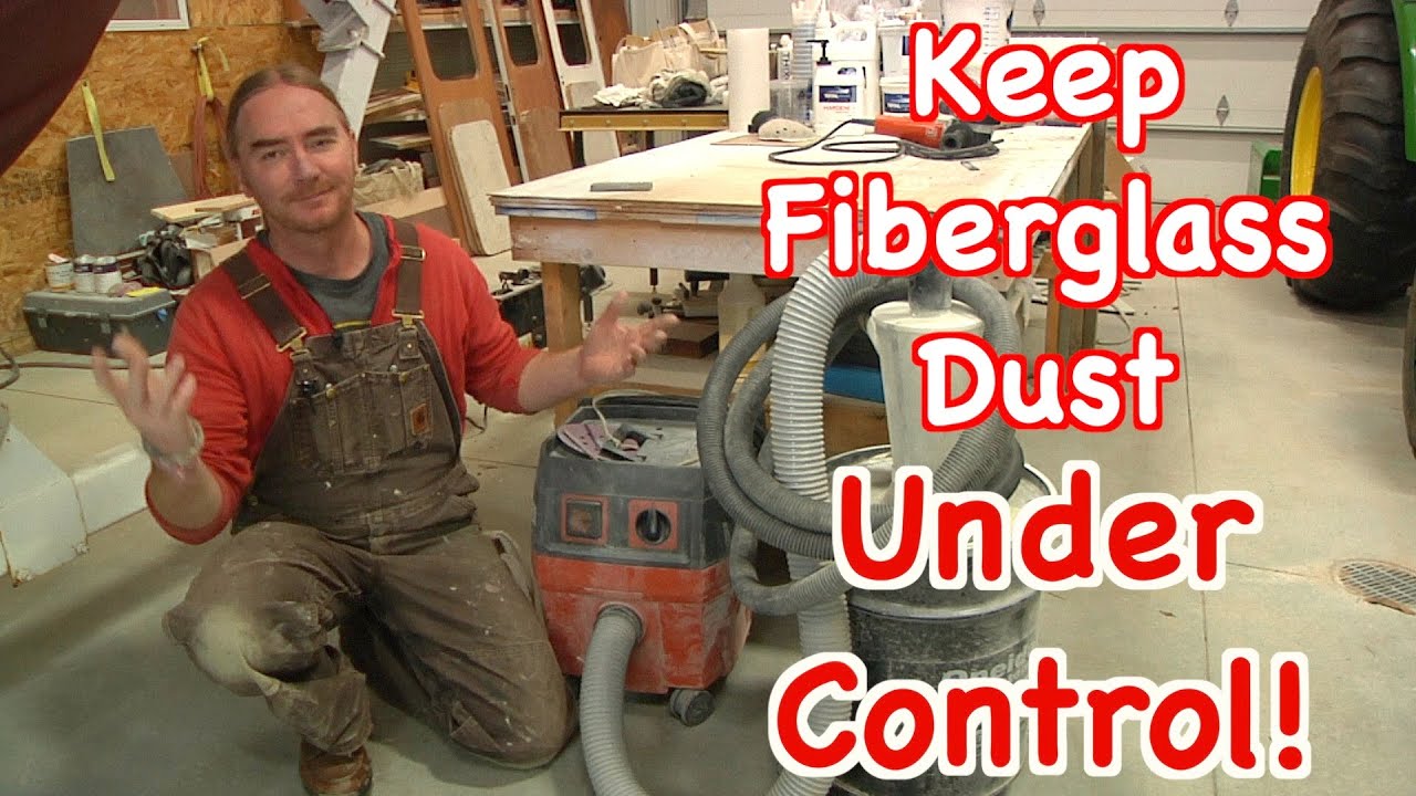 My Sanding Setup For Fiberglass