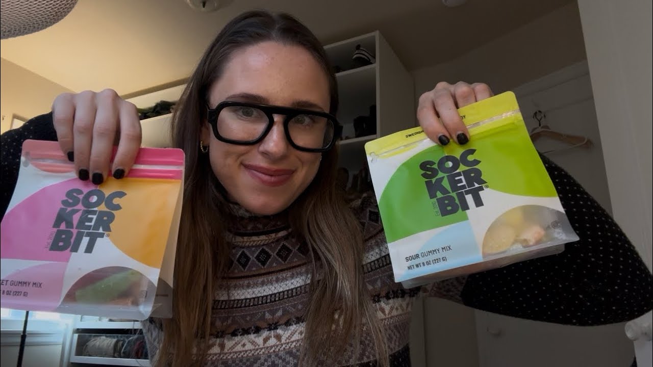 ASMR Eating + Rating Swedish Candy 🍬 