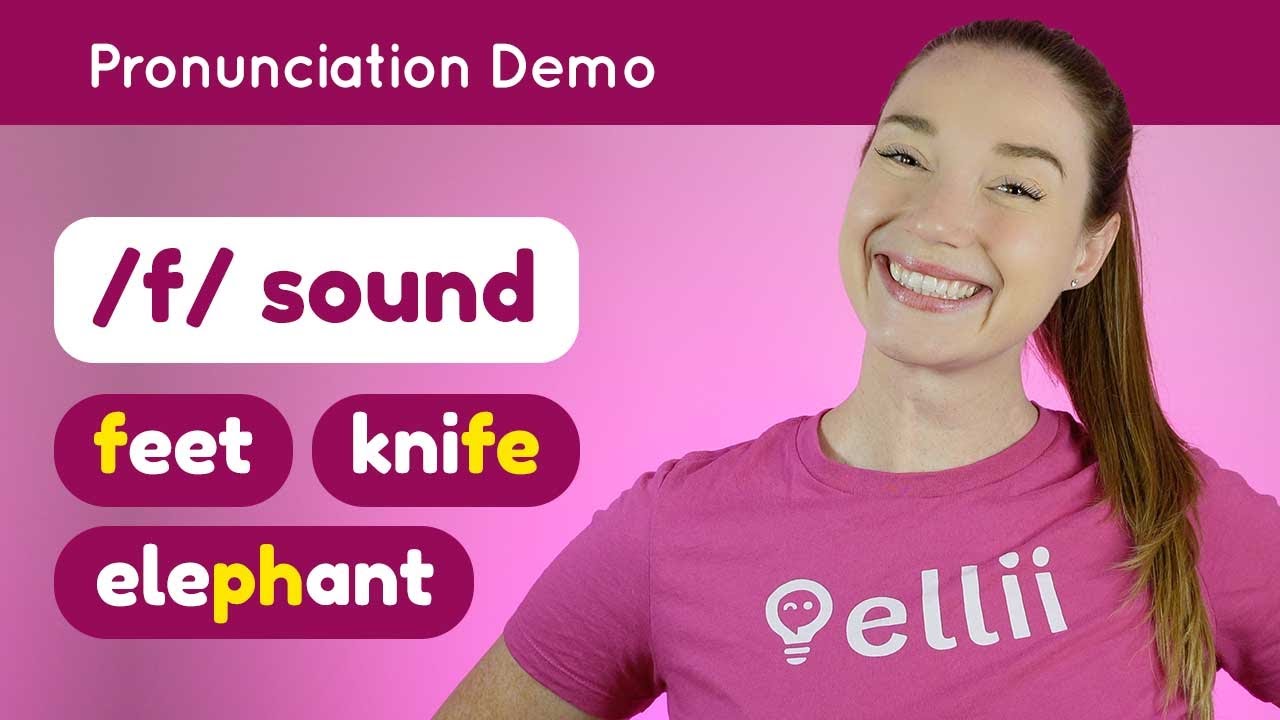Pronouncing /f/ &ndash; English Pronunciation Lesson (Part 1)