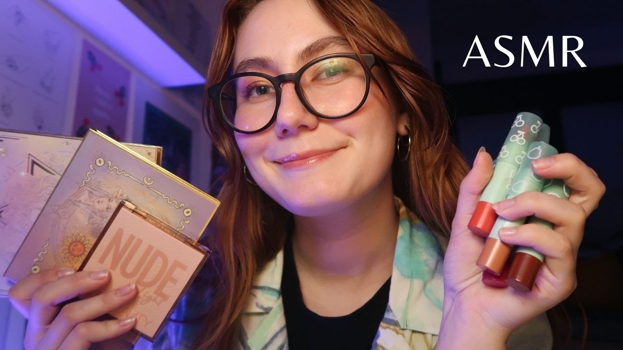 ASMR français | What I Bought In 2021 part.2 💸  Makeup Haul & Review + Makeup Triggers