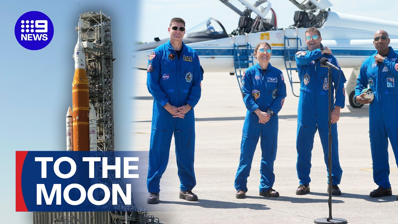 First NASA moon mission in over 50 years | 9 News Australia