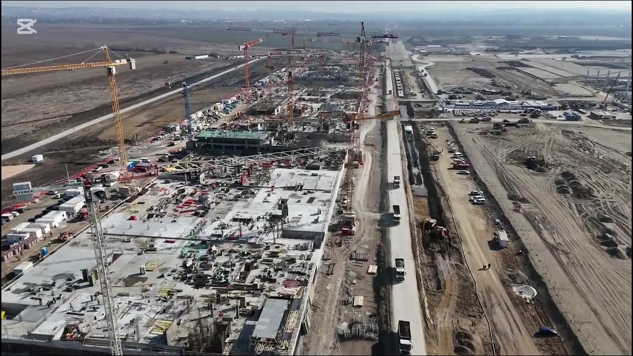 EXPO 2027 i fudbalski nacionalni stadion - dron snimak