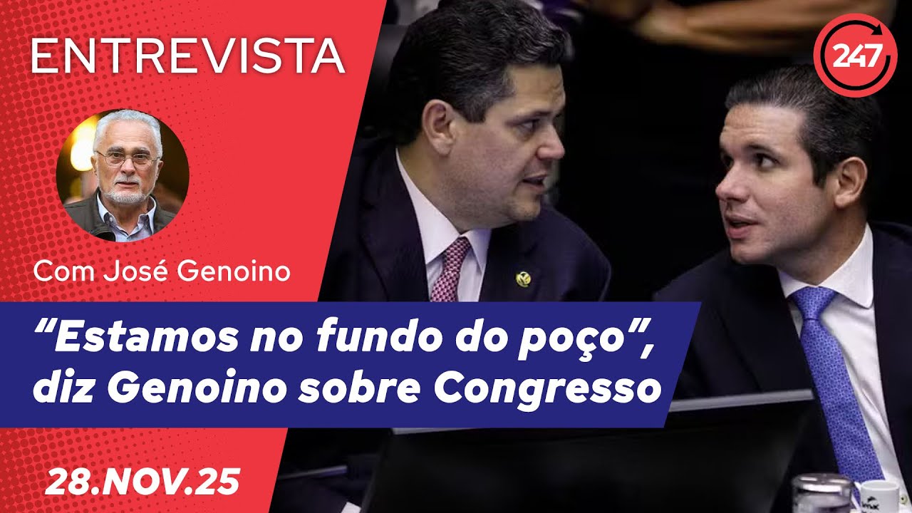 “Estamos no fundo do poço”, diz Genoino sobre Congresso