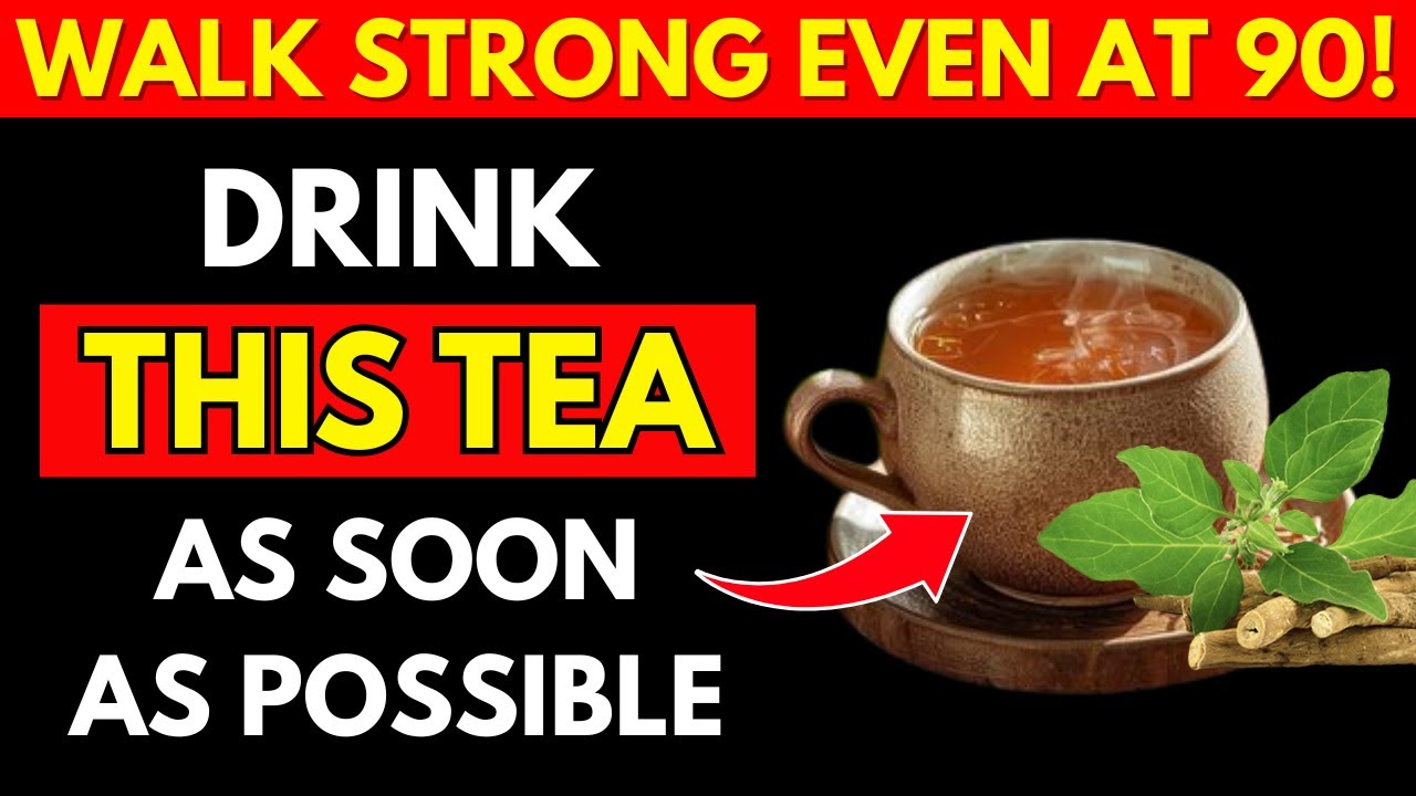 Over 60? THIS Tea Rebuilds Muscle FAST and Boosts LEG Strength! | Senior Health