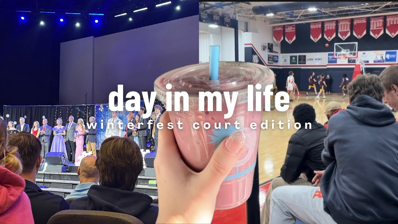 Day In My Life ~ Winterfest Court Edition ❄️🏀✨