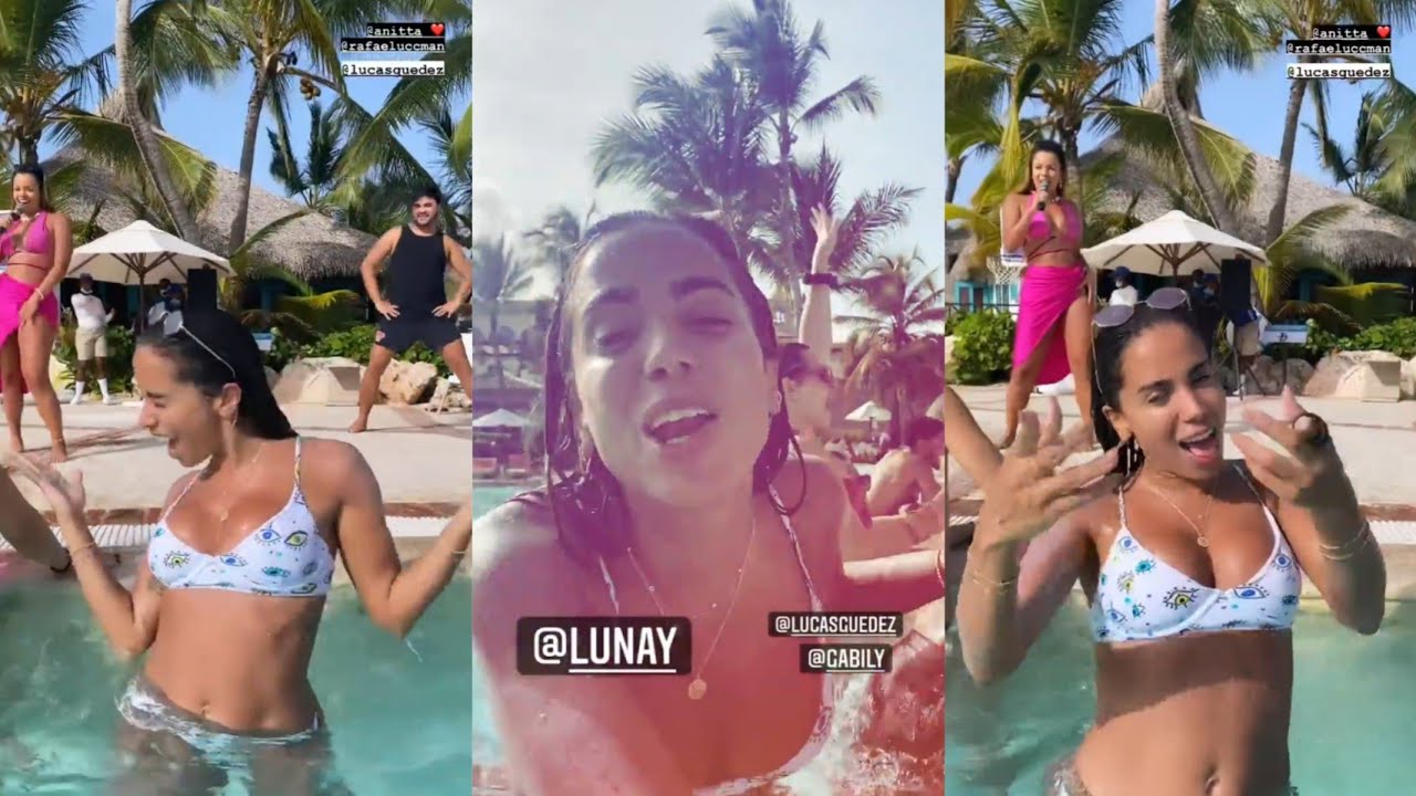 ANITTA se diverte com GABILY, LUCAS GUEDEZ, RAFA UCCMAN e mais amigos na República Dominicana